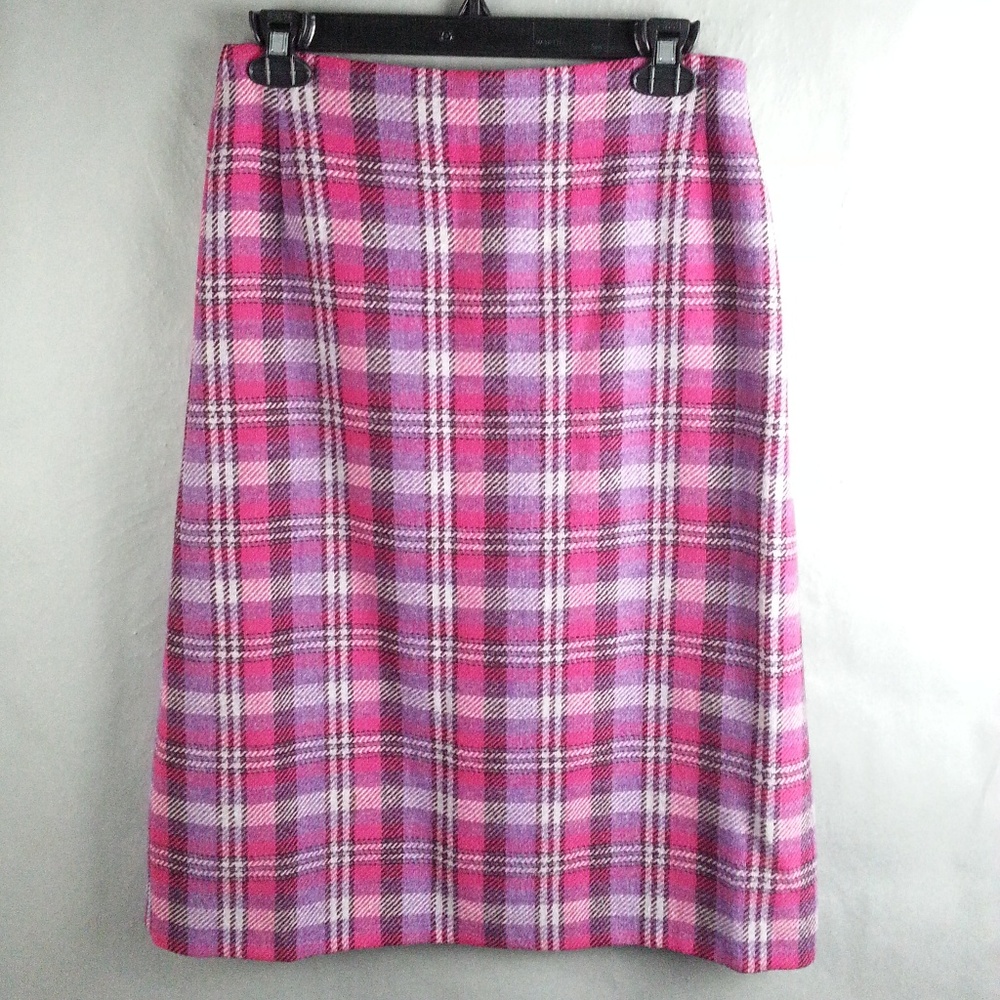 Vintage DAKS Simpson London Tailored Wool Skirt 38